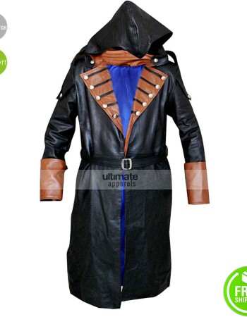 Assassins Creed Unity Arno Dorian Costume Trench Coat