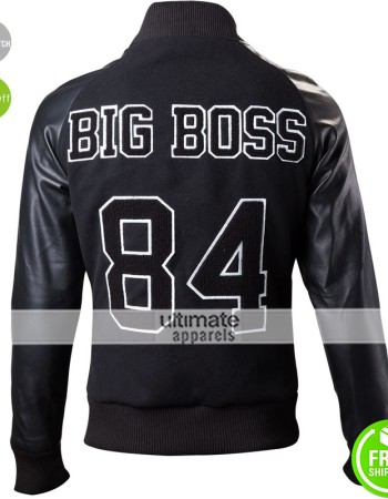 Big Boss Diamond Dogs Varsity Letterman Black Jacket Big Boss Diamond Dogs Varsity Letterman Black Jacket