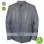 Light Grey Mens Leather Biker Style Jacket For Sale