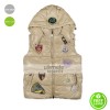 Moncler French Multiple Logo Women Hooded Vest Moncler French Multiple Logo Women Hooded Vest