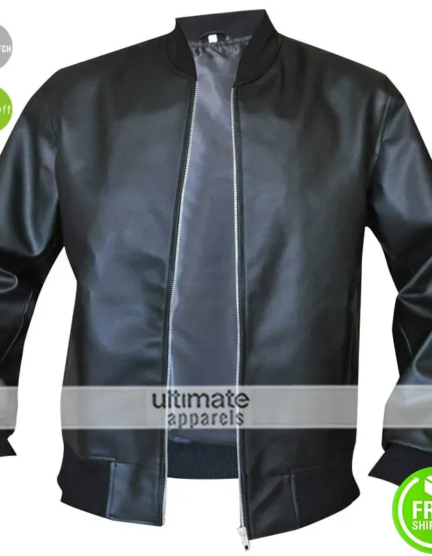 Neighbors Movie Zac Efron Black Bomber Jacket Neighbors Movie Zac Efron Black Bomber Jacket