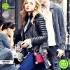 Peyton List Black Bomber Ladies Biker Jacket