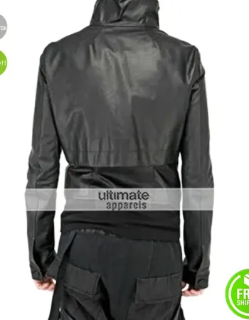 Rapper Jay Z In Rick Owens Leather Men Jacket