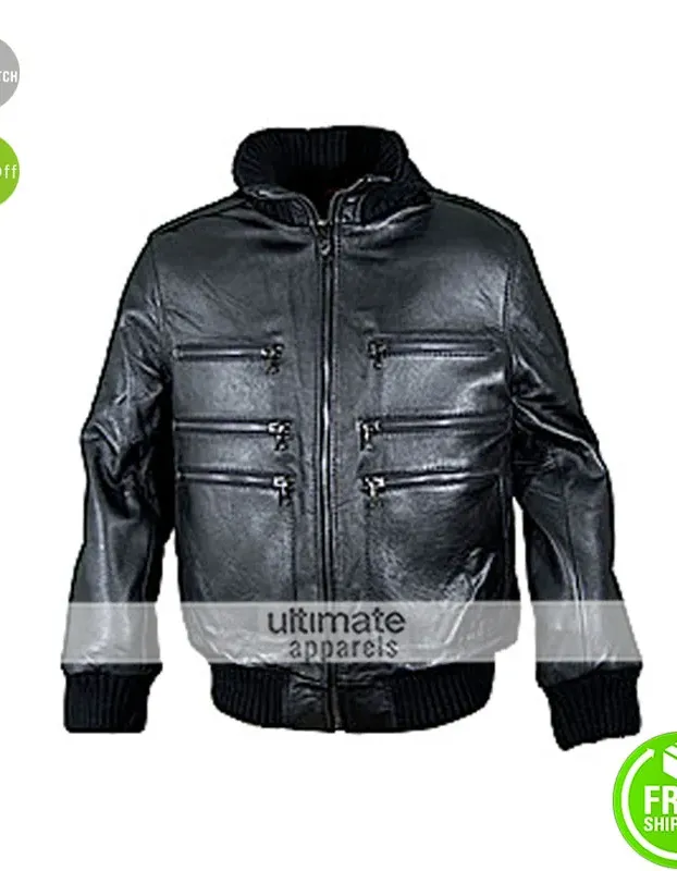 Swizz Beatz In Schott NYC Lambskin Bomber Jacket Swizz Beatz In Schott NYC Lambskin Bomber Jacket
