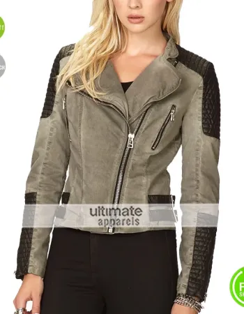 The Walking Dead Christian Serratos (Rosita Espinosa) Grey Jacket 