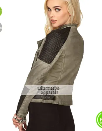 The Walking Dead Christian Serratos (Rosita Espinosa) Grey Jacket 