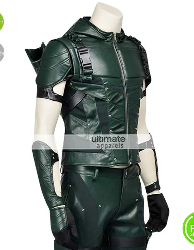 Arrow Season 4 Stephen Amell Costume Leather Jacket Arrow Season 4 Stephen Amell Costume Leather Jacket