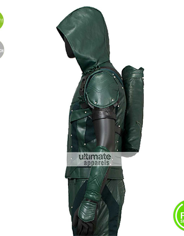 Arrow Season 4 Stephen Amell Costume Leather Jacket Arrow Season 4 Stephen Amell Costume Leather Jacket
