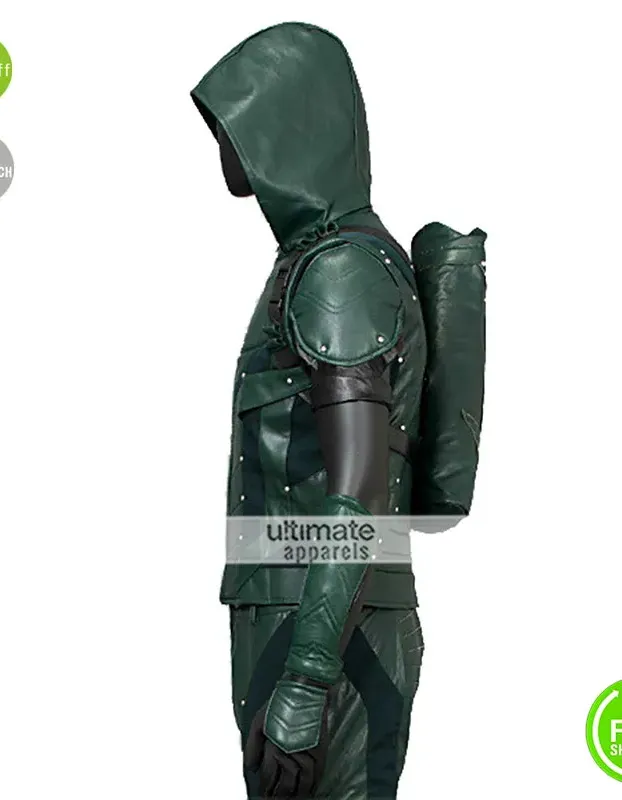 Arrow Season 4 Stephen Amell Costume Leather Jacket Arrow Season 4 Stephen Amell Costume Leather Jacket