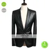 Autum Winter Formal Jacqueta De Couro Masculina Blazer