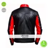 Batman Beyond Bruce Wayne Biker Red Contrast Jacket Batman Beyond Bruce Wayne Biker Red Contrast Jacket