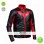 Batman Beyond Bruce Wayne Biker Red Contrast Jacket