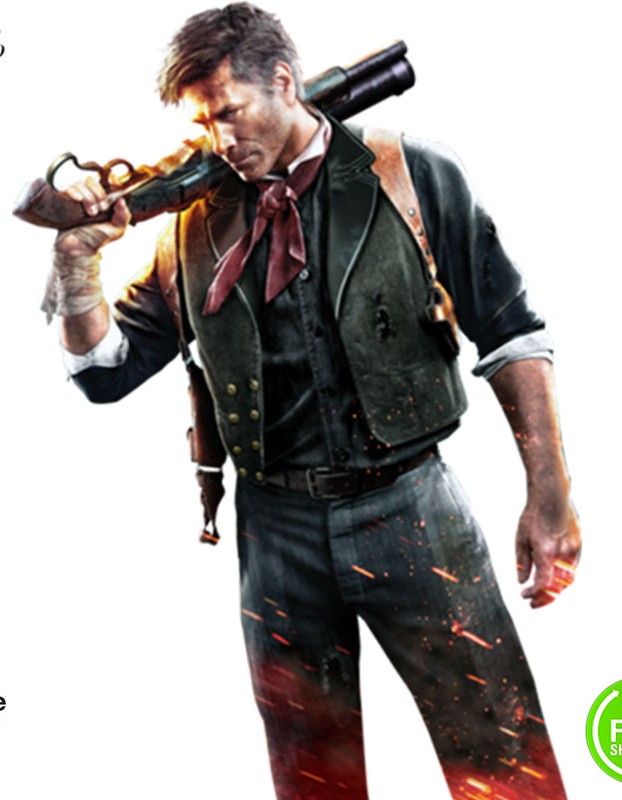 Booker Dewitt Bioshock Infinite Costume Jacket Booker Dewitt Bioshock Infinite Costume Jacket