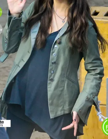 Civil War Elizabeth Olsen (Scarlet Witch) Green Jacket