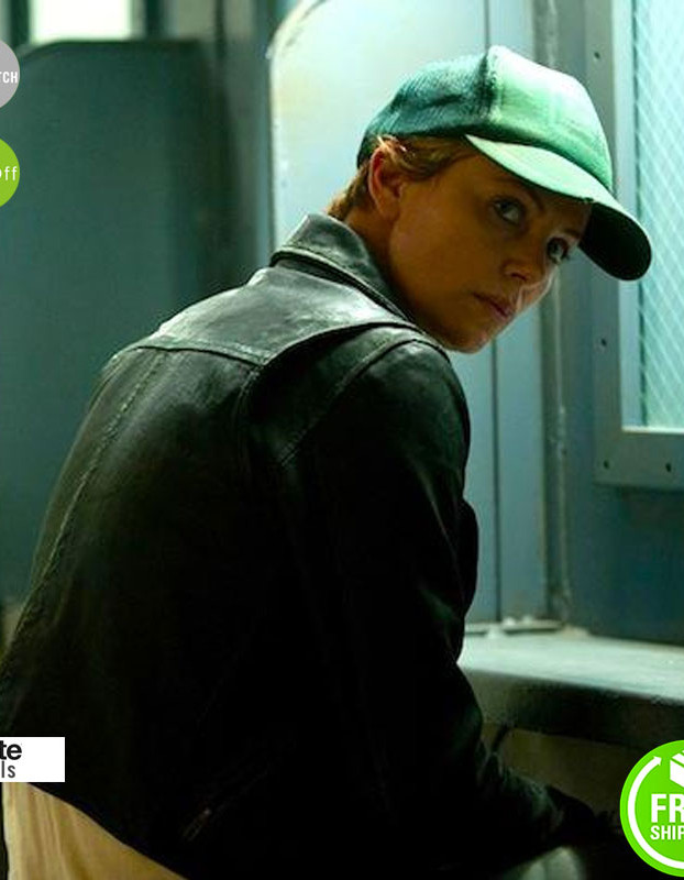 Dark Places Charlize Theron (Libby Day) Black Leather Jacket