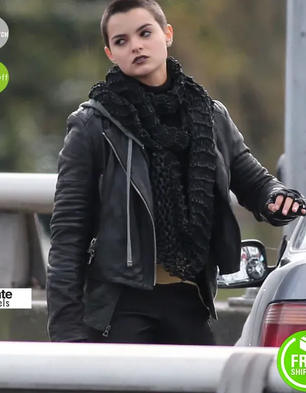 Deadpool Brianna Hildebrand Black Costume Jacket Deadpool Brianna Hildebrand Black Costume Jacket