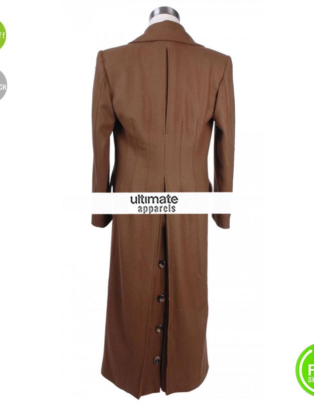 Doctor Who David Tennant (The Doctor) Brown Trench Coat