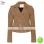 Eleanor Calder Brown Suede Biker Women Jacket