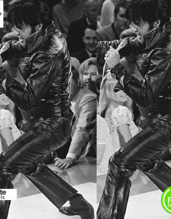 Elvis Presley Black Leather Trousers