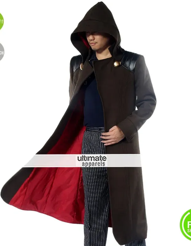 Fantastic Four Doctor Doom Cosplay Costume Trench Coat