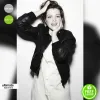Georgie Henley Stylish Black/Brown Bomber Jacket Georgie Henley Stylish Black/Brown Bomber Jacket