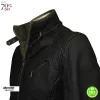 H Racer Cross Zip Pocket Slim Fit Biker Jacket H Racer Cross Zip Pocket Slim Fit Biker Jacket