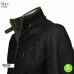 H Racer Cross Zip Pocket Slim Fit Biker Jacket