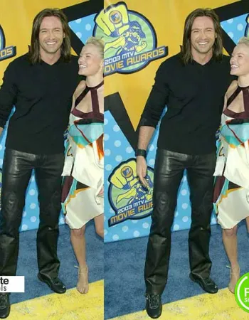 Hugh Jackman 2003 Mtv Movie Awards Leather Pants