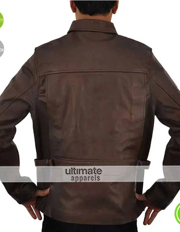 Inception Leonardo DiCaprio Cobb Brown Leather Jacket