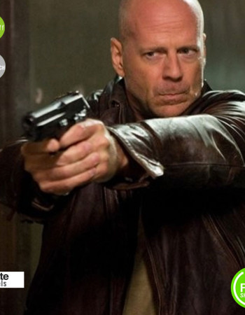 Looper Movie Bruce Willis Older Joe Leather Jacket