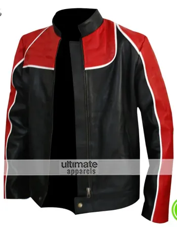 Max Payne Jack Lupino Red And Black Leather Jacket Max Payne Jack Lupino Red And Black Leather Jacket
