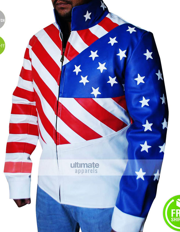 New Vanilla Ice American Flag Jacket New Vanilla Ice American Flag Jacket