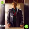 Smallville Martian Manhunter Blue Leather Jacket
