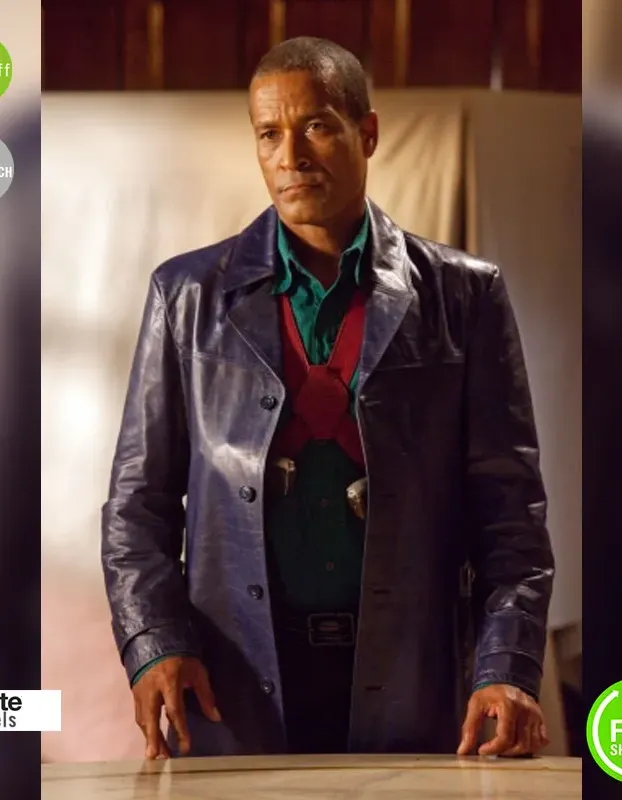 Smallville Martian Manhunter Blue Leather Jacket