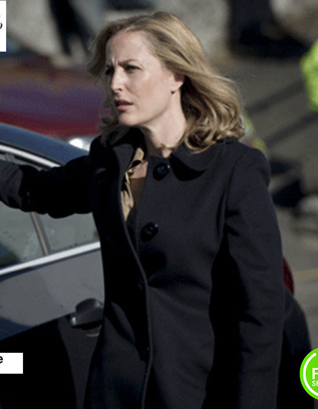 The Fall Gillian Anderson Stella Gibson Black Coat