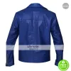 30 Seconds to Mars Jared Leto Blue Leather Jacket 30 Seconds to Mars Jared Leto Blue Leather Jacket