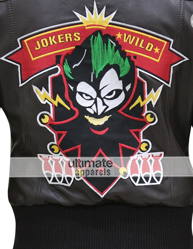 Bombshell Harley Quinn Bomber Fur Leather Jacket Bombshell Harley Quinn Bomber Fur Leather Jacket