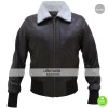 Bombshell Harley Quinn Bomber Fur Leather Jacket Bombshell Harley Quinn Bomber Fur Leather Jacket