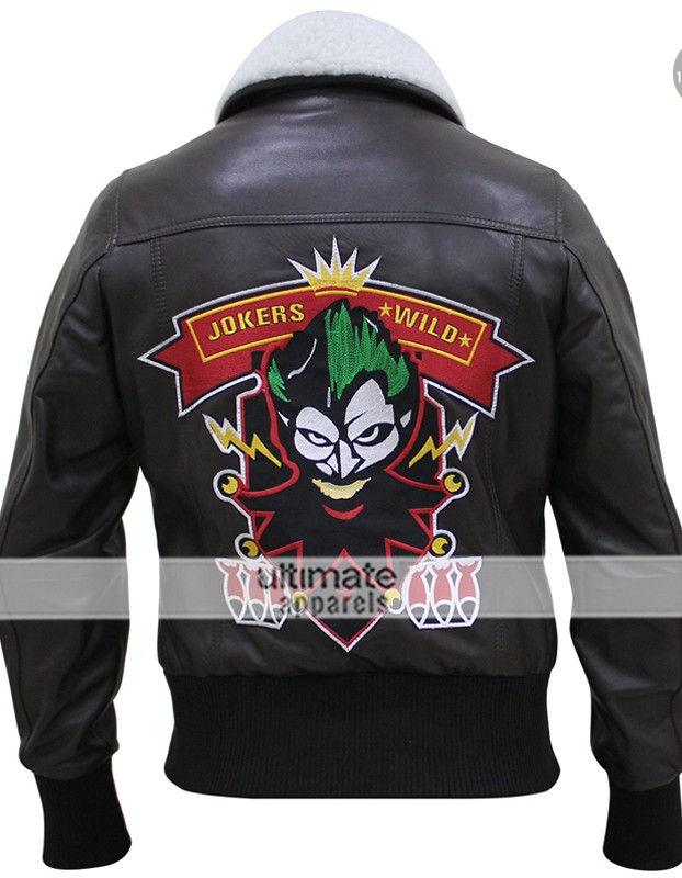 Bombshell Harley Quinn Bomber Fur Leather Jacket Bombshell Harley Quinn Bomber Fur Leather Jacket