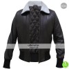 Bombshell Harley Quinn Bomber Fur Leather Jacket Bombshell Harley Quinn Bomber Fur Leather Jacket