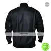 David Beckham Black Bomber Leather Jacket David Beckham Black Bomber Leather Jacket