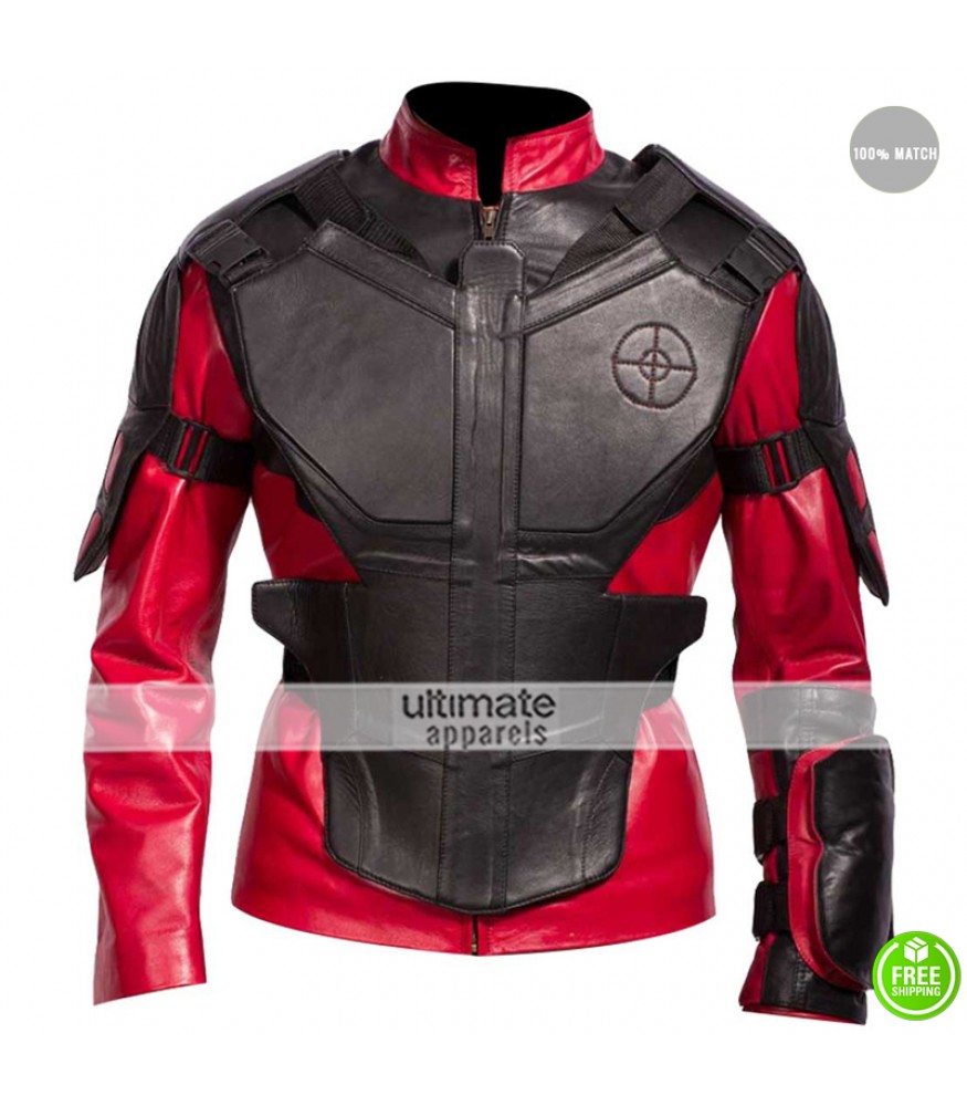 Suicide Squad Will Smith Dead Shot Armor Costume Jacket