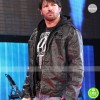 AJ Styles WWE Black Hooded Leather Jacket AJ Styles WWE Black Hooded Leather Jacket