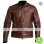 Cafe Racer 2016 Biker Brown Leather Jacket