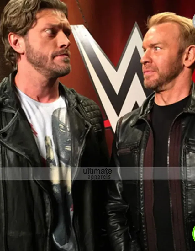Edge WWE FastLane Quilted Black Leather Jacket Edge WWE FastLane Quilted Black Leather Jacket