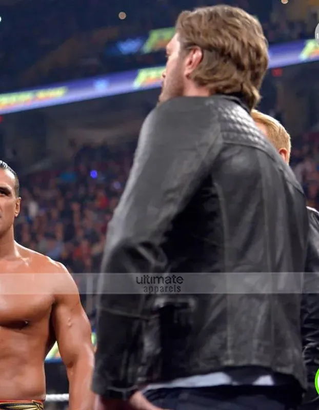 Edge WWE FastLane Quilted Black Leather Jacket Edge WWE FastLane Quilted Black Leather Jacket