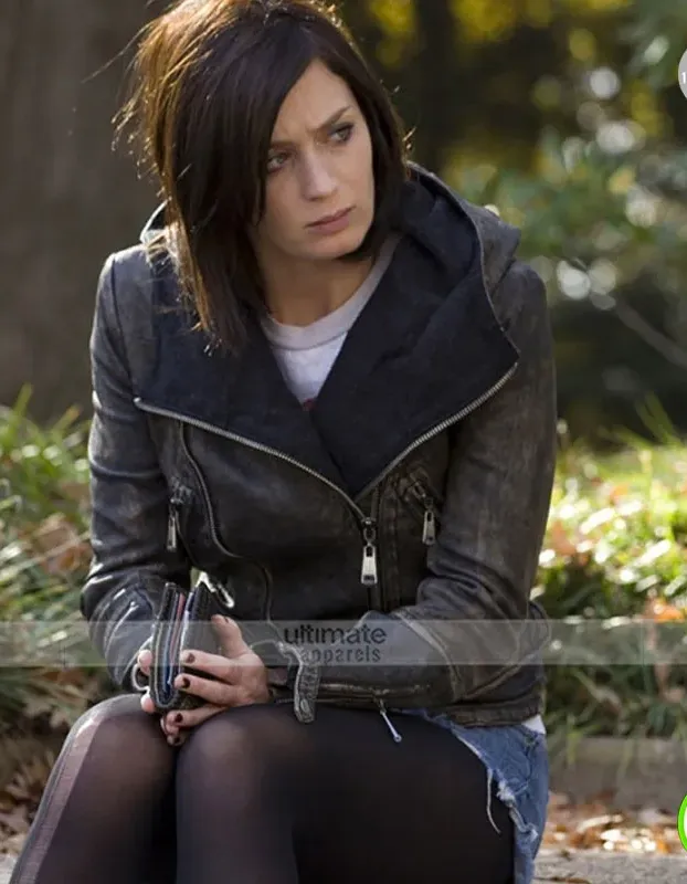 Emily Blunt Arthur Newman Mike Hooded Jacket Emily Blunt Arthur Newman Mike Hooded Jacket