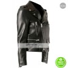 Mariah Carey Black Biker Style Leather Jacket
