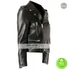 Mariah Carey Black Biker Style Leather Jacket Mariah Carey Black Biker Style Leather Jacket