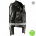 Mariah Carey Black Biker Style Leather Jacket